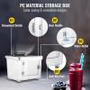 imageVEVOR 110V Commercial Ice Crusher 661LBSH ETL Approved 300W Electric Snow Cone Machine with Dual Blades Stainless Steel Shaved Ice Machine with Safety OnOff Switch for Family Restaurants BarsWhite