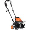 imageVEVOR 12 Amp Electric Tiller 18quot Tilling Width 394quot Tilling Depth Corded Electric TillerCultivator Steel Mn Tines Rototiller for Garden Lawn Soil Digging12 Amp  18 width