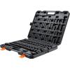 imageVEVOR 12quot Drive Impact Socket Set 65 Piece SAE 38quot to 114quot and Metric 1024mm 6 Point CrV Alloy Steel for Auto Repair EasytoRead Size Markings Rugged Construction Storage Case12 65PCS