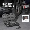 imageVEVOR 12quot Drive Impact Socket Set 65 Piece SAE 38quot to 114quot and Metric 1024mm 6 Point CrV Alloy Steel for Auto Repair EasytoRead Size Markings Rugged Construction Storage Case14 48PCS CRMO