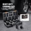 imageVEVOR 12quot Drive Impact Socket Set 65 Piece SAE 38quot to 114quot and Metric 1024mm 6 Point CrV Alloy Steel for Auto Repair EasytoRead Size Markings Rugged Construction Storage Case1 8PCS CRMO