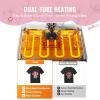 imageVEVOR 15x15 Heat Press Machine 8 in 1 Combo with 30 OZ Tumbler Press ampamp Hat Press Slide Out Heat Press Sublimation Machine for TShirts Hats Caps Tumblers Glass Cans Mugs and Plates Light Green8in115x1530OZPink