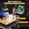 imageVEVOR 15x15 Heat Press Machine 8 in 1 Combo with 30 OZ Tumbler Press ampamp Hat Press Slide Out Heat Press Sublimation Machine for TShirts Hats Caps Tumblers Glass Cans Mugs and Plates Light Green12x15Blue