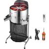imageVEVOR 16 inch Stainless Steel Bud Leaf Trimmer with Clear Visibility Dome and Hand Pruners for Cutting Leaves Buds Flowers Hydroponic PlantsSilver 18inch
