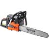 imageVEVOR 20inch 62CC Gas Powered Chainsaw 38 HP 2 Stroke Engine Gas Power Chainsaws with NonSlip Handle Gas Chainsaws with Dual Fuel Tanks For Wood Cutting Tree Trimming and Land Clearing52CC 18inch