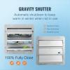 imageVEVOR 24 Inch Shutter Exhaust Fan Wall Mounted HighSpeed 3320CFM Vent Fan For Garages Shops Greenhouse Attic Ventilation AC Motor Fan Only12 Inch
