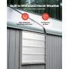 imageVEVOR 24 Inch Shutter Exhaust Fan Wall Mounted HighSpeed 3320CFM Vent Fan For Garages Shops Greenhouse Attic Ventilation AC Motor Fan Only18 Inch