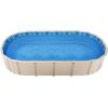 imageVEVOR 24ft Round Above Ground Pool Liner Unibead Pool Liners Standard Gauge 52inch Wall Height Designed for Steel Sided AboveGround Swimming PoolsOval