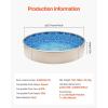 imageVEVOR 24ft Round Above Ground Pool Liner Unibead Pool Liners Standard Gauge 52inch Wall Height Designed for Steel Sided AboveGround Swimming PoolsRound