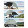 imageVEVOR 270 Degree Vehicle Overland Awning Free Standing Driver Side Waterproof Car Shelter UV50 Vehicle Awning for SUV Truck Van Ultimate Sun Protection 270LTEArmyGreen 10X7ft Car Awning