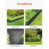 imageVEVOR 2Pack Recycled Rubber Mulch Mat 120 x 45 inPermanent Rubber Mulch for Landscaping Black Mulch Garden Edging Border for PlantsVegetables ampamp Flower Garden Barrier1pack