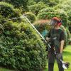 imageVEVOR 5in1 26cc 2 Cycle Gas Powered Dual Sided Hedge Trimmer Weed Eater String Trimmer Edger Pole Saw Chainsaw Pruner with EPA CE and EMC Certification26cc 5in1 Gas Hedge Trimmer  Weed Eater  String Trimmer  Brush Cutter  Edger  Pole Saw Chainsaw Pruner