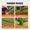 imageVEVOR 5in1 26cc 2 Cycle Gas Powered Dual Sided Hedge Trimmer Weed Eater String Trimmer Edger Pole Saw Chainsaw Pruner with EPA CE and EMC Certification26cc 2 Stroke Gas Hedge Trimmer