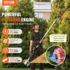 imageVEVOR 5in1 26cc 2 Cycle Gas Powered Dual Sided Hedge Trimmer Weed Eater String Trimmer Edger Pole Saw Chainsaw Pruner with EPA CE and EMC Certification26CC 2 Cycle Gas Powered Pole Hedge Trimmer