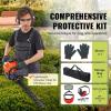 imageVEVOR 5in1 26cc 2 Cycle Gas Powered Dual Sided Hedge Trimmer Weed Eater String Trimmer Edger Pole Saw Chainsaw Pruner with EPA CE and EMC Certification26cc 2 Stroke Gas Hedge Trimmer