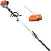 imageVEVOR 5in1 26cc 2 Cycle Gas Powered Dual Sided Hedge Trimmer Weed Eater String Trimmer Edger Pole Saw Chainsaw Pruner with EPA CE and EMC Certification26cc 4in1 Gas Hedge Trimmer  String Trimmer  Brush Cutter  Edger