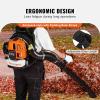 imageVEVOR 63CC Backpack Leaf Blower Gas Powered 189L Tank Delivers 1110CFM ampamp 220MPH Perfect for Garden Maintenance Clearing Leaves ampamp Snow63CC Backpack