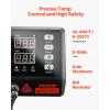 imageVEVOR 8 in 1 Heat Press Machine 15x15 Inch 360 Swing Away Tshirt Press Digital Professional Sublimation Heat Transfer for T Shirts Hat Cap Mug PlateBlack