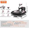 imageVEVOR 8 in 1 Heat Press Machine 15x15 Inch 360 Swing Away Tshirt Press Digital Professional Sublimation Heat Transfer for T Shirts Hat Cap Mug PlatePink