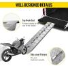 imageVEVOR Aluminum Ramps 1250lbs Straight Ramp with Treads and Load Straps Portable Loading Ramp for Motorcycles ATVs Trucks Lawn Mower Dirt Bike Garden Tractor 78quot L x 12quot W 2Pcs6000lbs