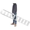 imageVEVOR Aluminum Ramps 1250lbs Straight Ramp with Treads and Load Straps Portable Loading Ramp for Motorcycles ATVs Trucks Lawn Mower Dirt Bike Garden Tractor 78quot L x 12quot W 2Pcs1250lbs