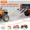 imageVEVOR Aluminum Ramps 1250lbs Straight Ramp with Treads and Load Straps Portable Loading Ramp for Motorcycles ATVs Trucks Lawn Mower Dirt Bike Garden Tractor 78quot L x 12quot W 2Pcs1500lbs