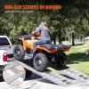imageVEVOR Aluminum Ramps 880 LBS Capacity 472quot x 85quot Loading Ramps for Motorcycle Dirt Bike Trailer ATV UTV Garden Tractor and Lawn Mower 2PCS6000lbs