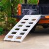 imageVEVOR Aluminum Ramps 880 LBS Capacity 472quot x 85quot Loading Ramps for Motorcycle Dirt Bike Trailer ATV UTV Garden Tractor and Lawn Mower 2PCS8100lbs