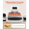 imageVEVOR Auto Heat Press Machine 15 x 15 inch TShirt Press Machine with Auto Release and Adjustable Pressure Digital Display Rapid Heating for Sublimation Vinyl Heat Transfer Projects WhiteWhite