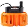 imageVEVOR Automatic Pool Cover Pump 12 HP 1600 GPH 120V Submersible Swimming Pool Cover Pump with 25 ft Power Cord 25 ft Max Head Lift Water Removal and Transfer Pump for Pool Draining Hot Tubs110 HP 540 GPH