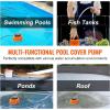 imageVEVOR Automatic Pool Cover Pump 12 HP 1600 GPH 120V Submersible Swimming Pool Cover Pump with 25 ft Power Cord 25 ft Max Head Lift Water Removal and Transfer Pump for Pool Draining Hot Tubs110 HP 540 GPH