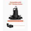 imageVEVOR Automatic Pool Cover Pump 12 HP 1600 GPH 120V Submersible Swimming Pool Cover Pump with 25 ft Power Cord 25 ft Max Head Lift Water Removal and Transfer Pump for Pool Draining Hot Tubs12 HP 1600 GPH