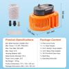 imageVEVOR Automatic Pool Cover Pump 12 HP 1600 GPH 120V Submersible Swimming Pool Cover Pump with 25 ft Power Cord 25 ft Max Head Lift Water Removal and Transfer Pump for Pool Draining Hot Tubs110 HP 540 GPH