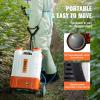 imageVEVOR Battery Powered Backpack Sprayer 32 Gal Powerful Electric Backpack Sprayer 2 Retractable Wands ampamp 5 Nozzles Adjustable 090 PSI 2 Hour Runtime Portable Weed Sprayers for Yard Garden Lawn4 Gal Sprayer with Wheels