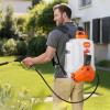 imageVEVOR Battery Powered Backpack Sprayer 32 Gal Powerful Electric Backpack Sprayer 2 Retractable Wands ampamp 5 Nozzles Adjustable 090 PSI 2 Hour Runtime Portable Weed Sprayers for Yard Garden Lawn4 Gal PRO Backpack Sprayer