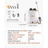 imageVEVOR Battery Powered Backpack Sprayer 32 Gal Powerful Electric Backpack Sprayer 2 Retractable Wands ampamp 5 Nozzles Adjustable 090 PSI 2 Hour Runtime Portable Weed Sprayers for Yard Garden Lawn32 Gal Backpack Sprayer