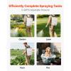 imageVEVOR Battery Powered Backpack Sprayer 32 Gal Powerful Electric Backpack Sprayer 2 Retractable Wands ampamp 5 Nozzles Adjustable 090 PSI 2 Hour Runtime Portable Weed Sprayers for Yard Garden Lawn32 Gal Backpack Sprayer