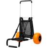 imageVEVOR Beach Dolly with Big Wheels for Sand 299quot x 154quot Cargo Deck w 12quot Balloon Wheels 165LBS Loading Capacity Folding Sand Cart ampamp 27quot to 447quot Adjustable Height Heavy Duty Cart for Beach30 x 15 Cargo Deck  12 Balloon Wheels