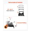 imageVEVOR Beach Dolly with Big Wheels for Sand 299quot x 154quot Cargo Deck w 12quot Balloon Wheels 165LBS Loading Capacity Folding Sand Cart ampamp 27quot to 447quot Adjustable Height Heavy Duty Cart for Beach30 x 15 Cargo Deck  12 Balloon Wheels