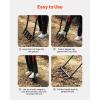 imageVEVOR Broad Fork 5Tine Pitchfork with Dual Fiberglass Handles Heavy Duty Garden Fork Ergonomic UShaped Design Broadfork Hand Tiller Gardening Tool for Composting Transplanting Aeration5TineU