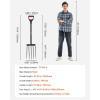 imageVEVOR Broad Fork 5Tine Pitchfork with Dual Fiberglass Handles Heavy Duty Garden Fork Ergonomic UShaped Design Broadfork Hand Tiller Gardening Tool for Composting Transplanting Aeration5Tine