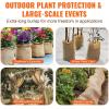 imageVEVOR Burlap Fabric Roll 14 x 30 ft High Density Natural Jute Fiber Material for Outdoor Plant Care Tree Wrap Roll Decor DIY Crafts Wedding Garden Weed Barrier Plants ampamp Trees Winter Covering40 inch x 300 ft