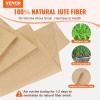 imageVEVOR Burlap Fabric Roll 14 x 30 ft High Density Natural Jute Fiber Material for Outdoor Plant Care Tree Wrap Roll Decor DIY Crafts Wedding Garden Weed Barrier Plants ampamp Trees Winter Covering14 inch x 30 ft