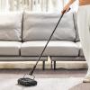 imageVEVOR Carpet Sweeper Manual Floor Sweeper with 300 ml Dustbin Capacity Easy to Empty for Home Office Carpets Pet Hair Dust BlackBlack