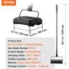 imageVEVOR Carpet Sweeper Manual Floor Sweeper with 300 ml Dustbin Capacity Easy to Empty for Home Office Carpets Pet Hair Dust BlackBlack