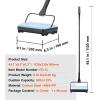 imageVEVOR Carpet Sweeper Manual Floor Sweeper with 300 ml Dustbin Capacity Easy to Empty for Home Office Carpets Pet Hair Dust BlackBlue