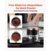 imageVEVOR Coffee Distributor 58mm 2in1 Adjustable Espresso Distributor with FanShaped Base Coffee Distributor 304 Stainless Steel with EasytoDisassemble Design51mm