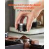 imageVEVOR Coffee Distributor 58mm 2in1 Adjustable Espresso Distributor with FanShaped Base Coffee Distributor 304 Stainless Steel with EasytoDisassemble Design53mm