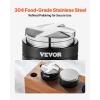 imageVEVOR Coffee Distributor 58mm 2in1 Adjustable Espresso Distributor with FanShaped Base Coffee Distributor 304 Stainless Steel with EasytoDisassemble Design53mm
