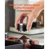imageVEVOR Coffee Distributor 58mm 2in1 Adjustable Espresso Distributor with FanShaped Base Coffee Distributor 304 Stainless Steel with EasytoDisassemble Design51mm